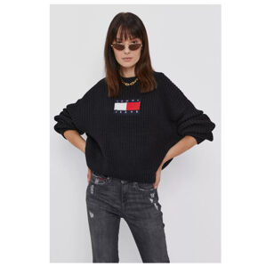 Tommy Jeans dámský černý svetr - S (BDS)